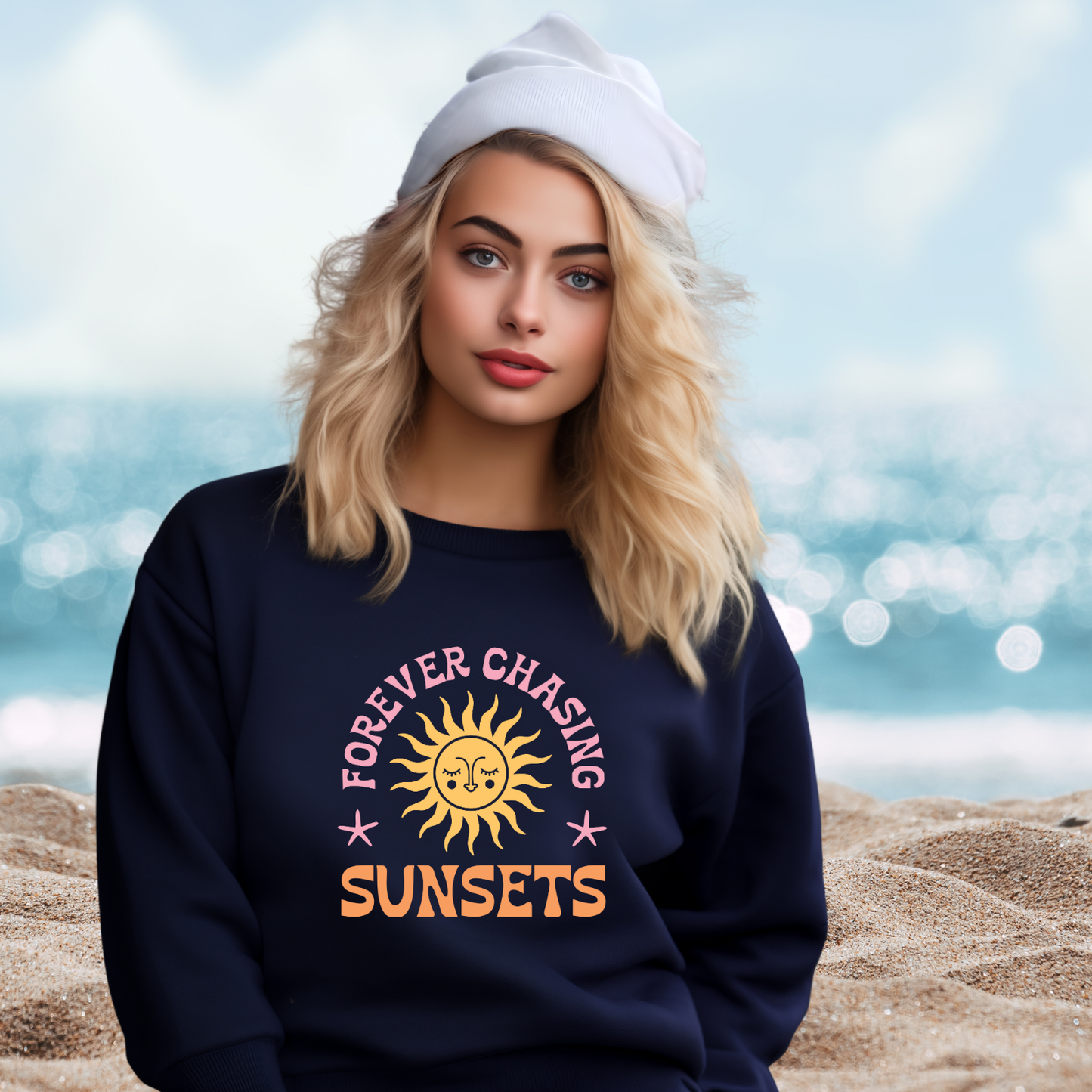 Forever Chasing Sunsets Crewneck Sweatshirt