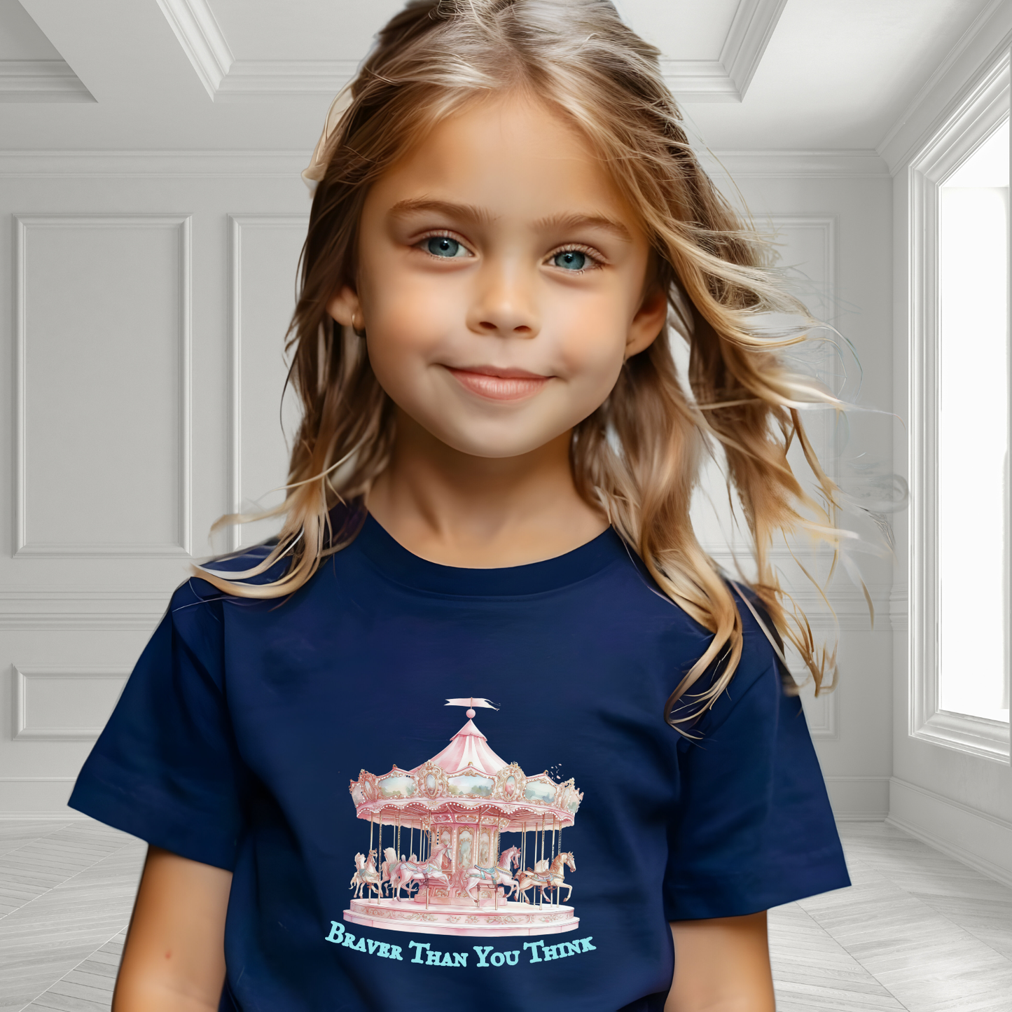 Braver Than You Think Kid's T-Shirt
