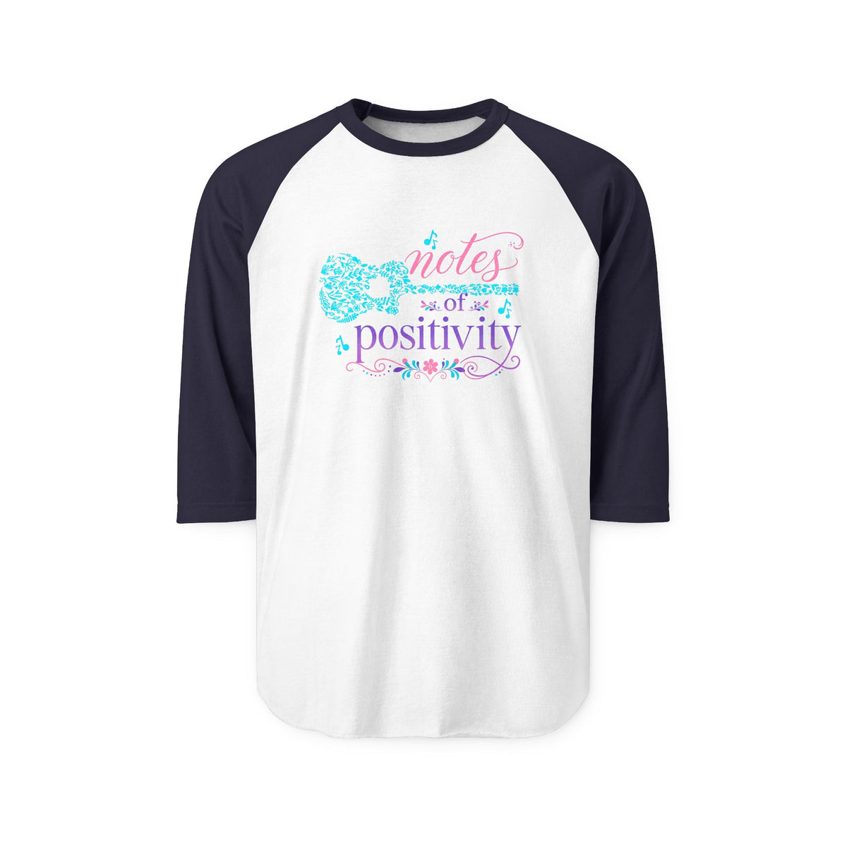 Notes Of Positivity Baseball Tee