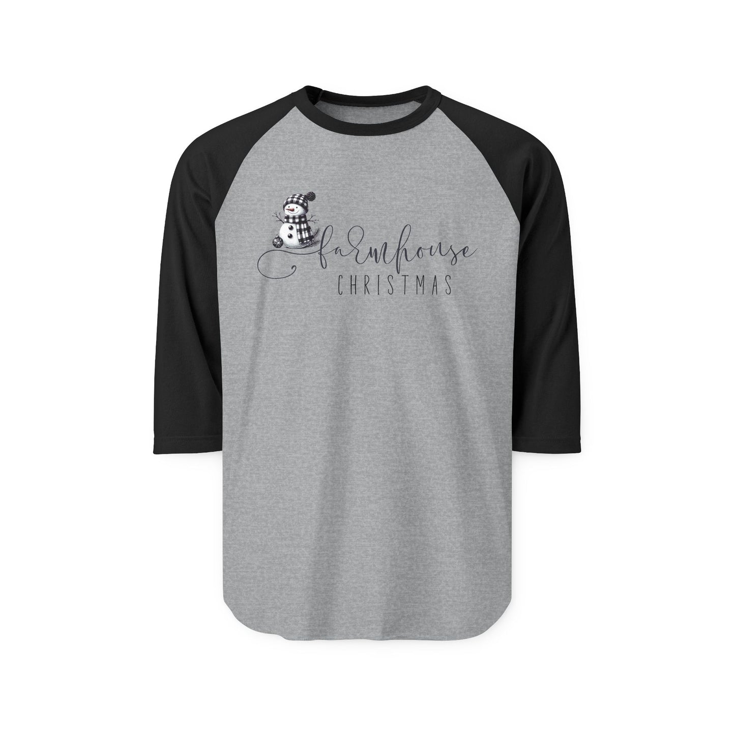 Farmhouse Christmas Baseball Tee