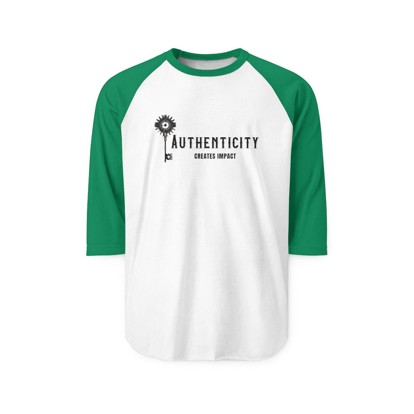 Authenticity Creates Impact Baseball Tee