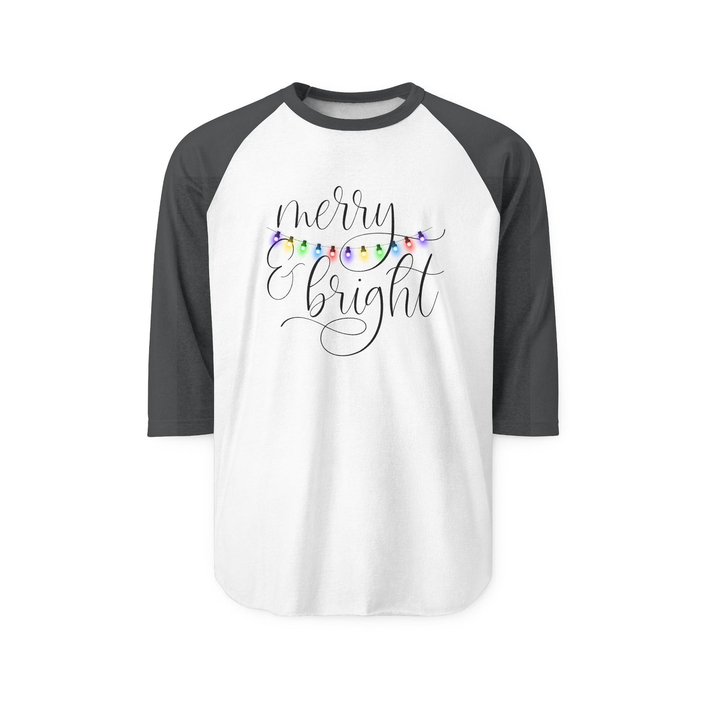 Merry & Bright Baseball Tee