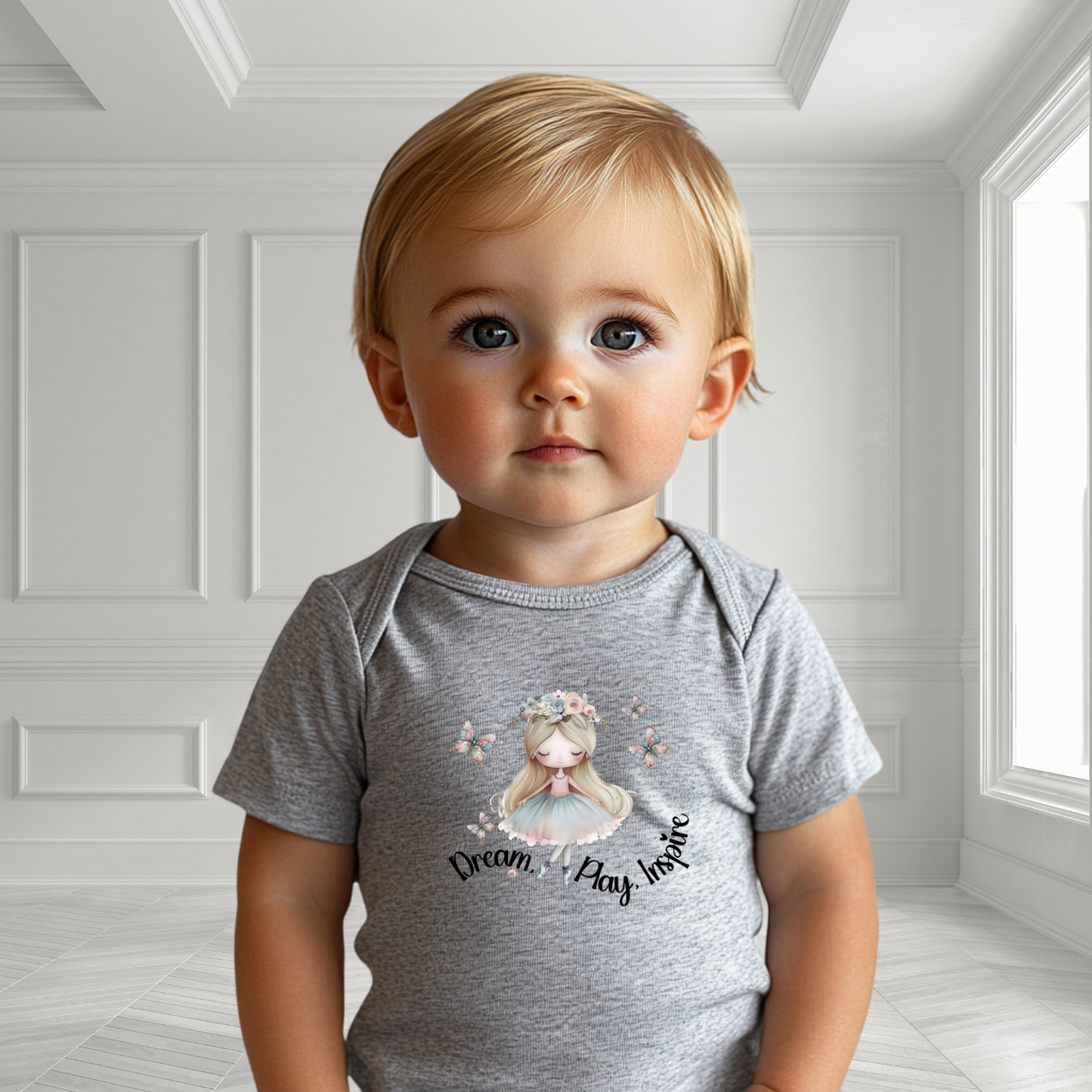 Dream, Play, Inspire Infant Short Sleeve Onesie
