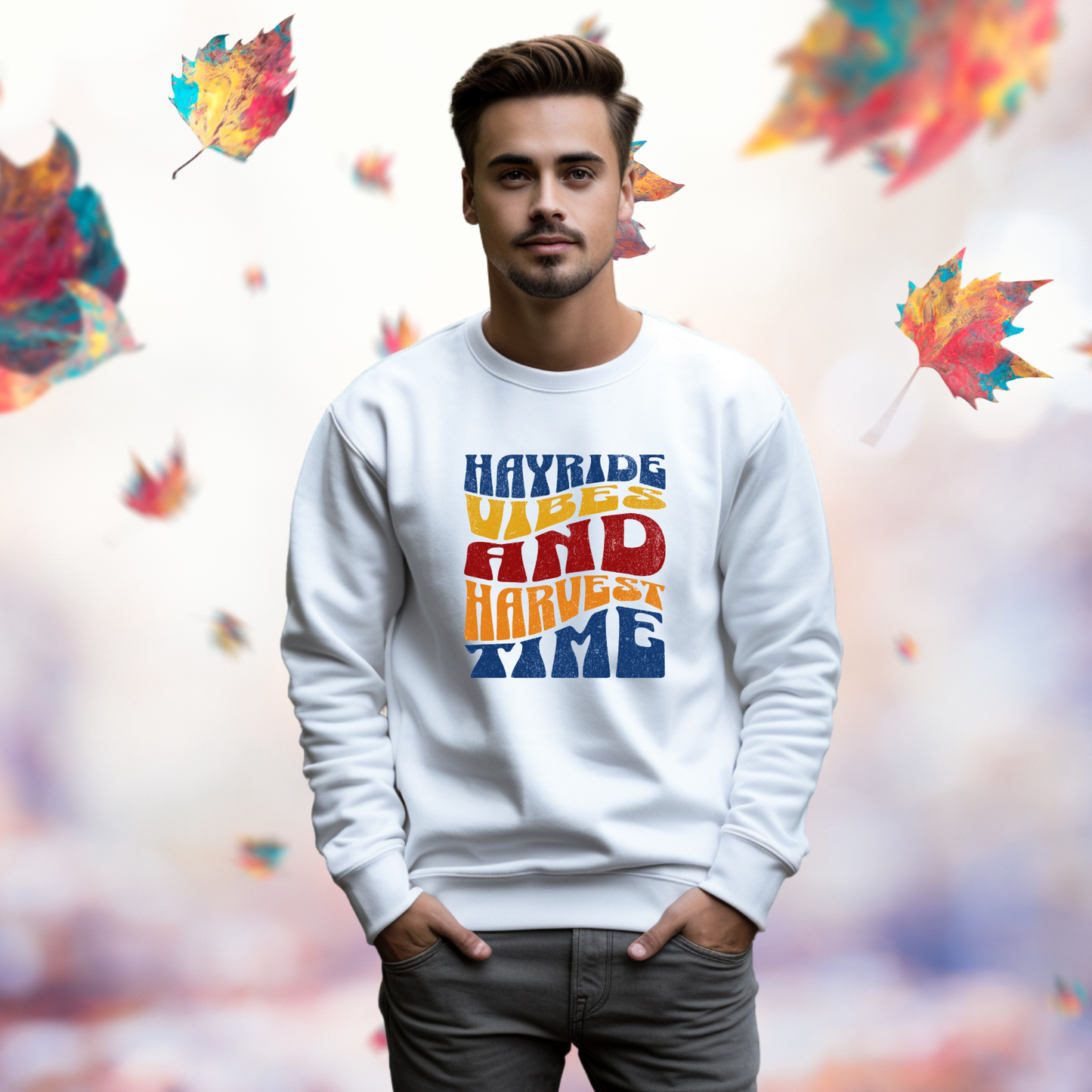 Hayride Vibes Crewneck Sweatshirt