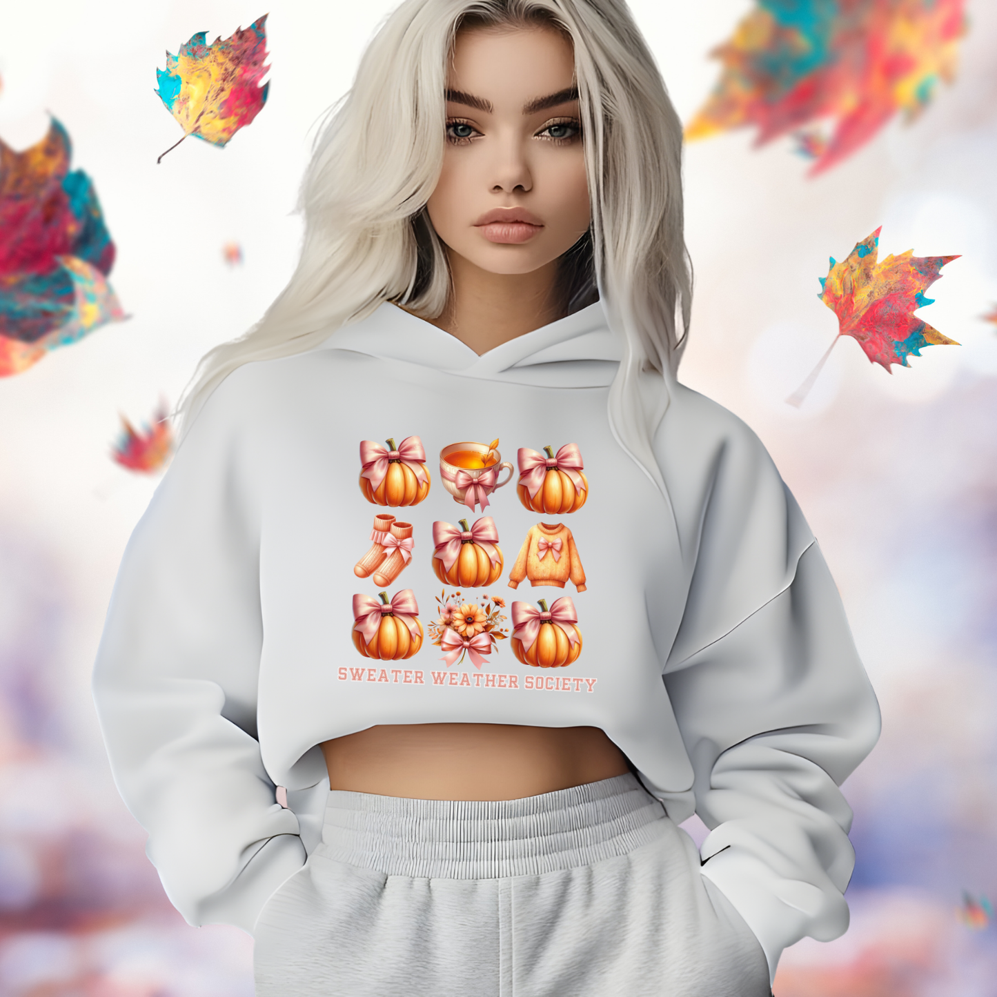 Sweater Weather Society Crop Hoodie