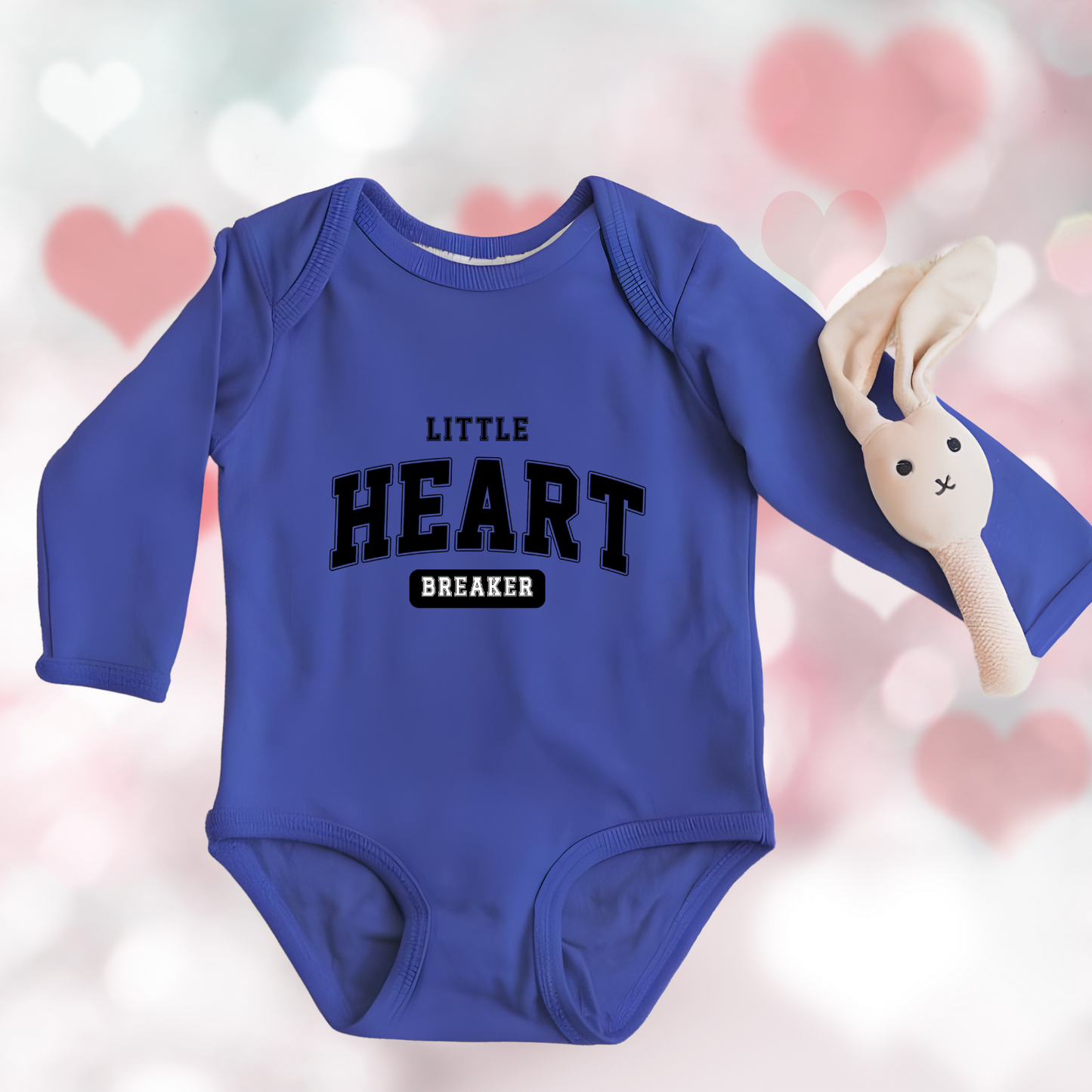Little Heart Breaker Long Sleeve Onesie