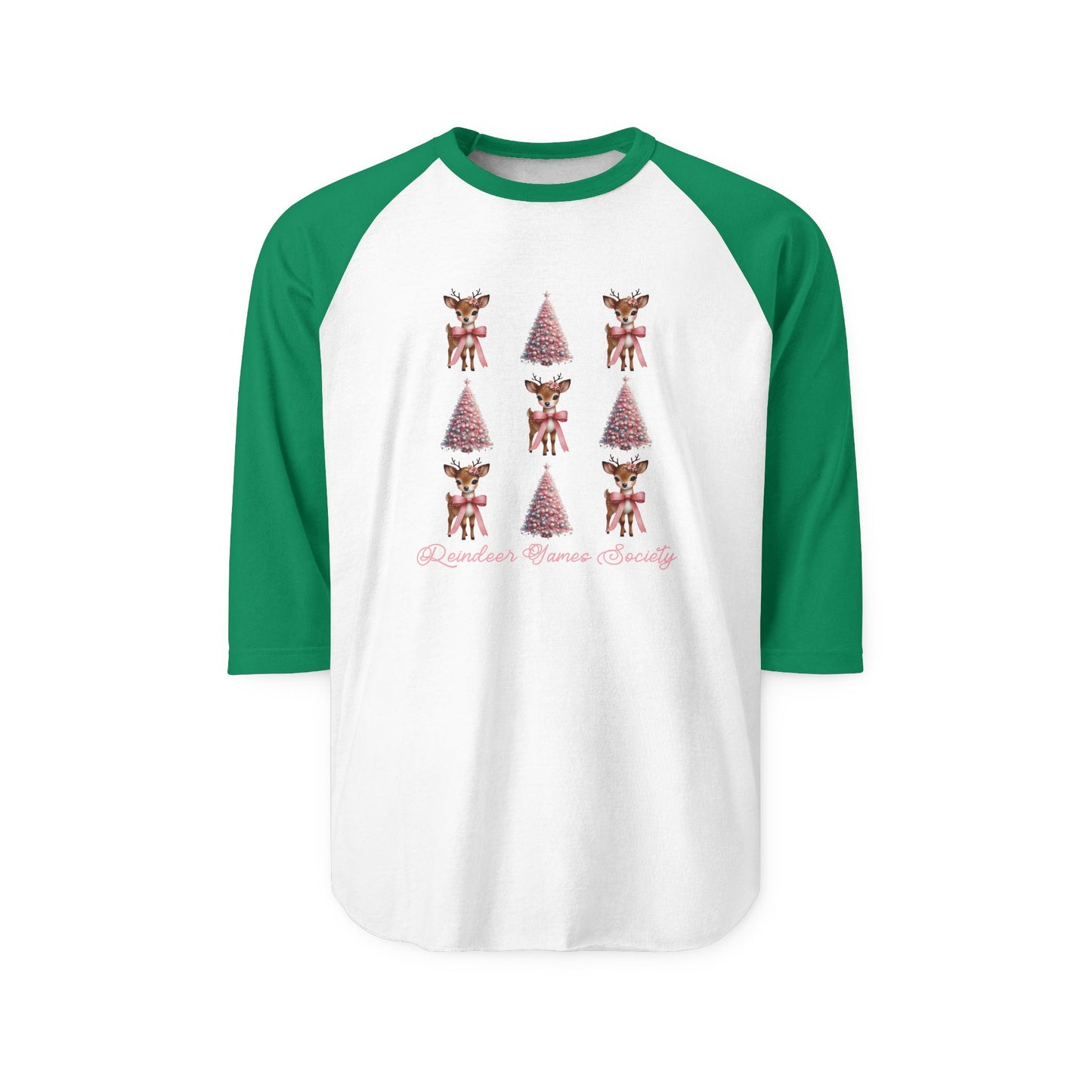 Reindeer Games Society Baseball Tee