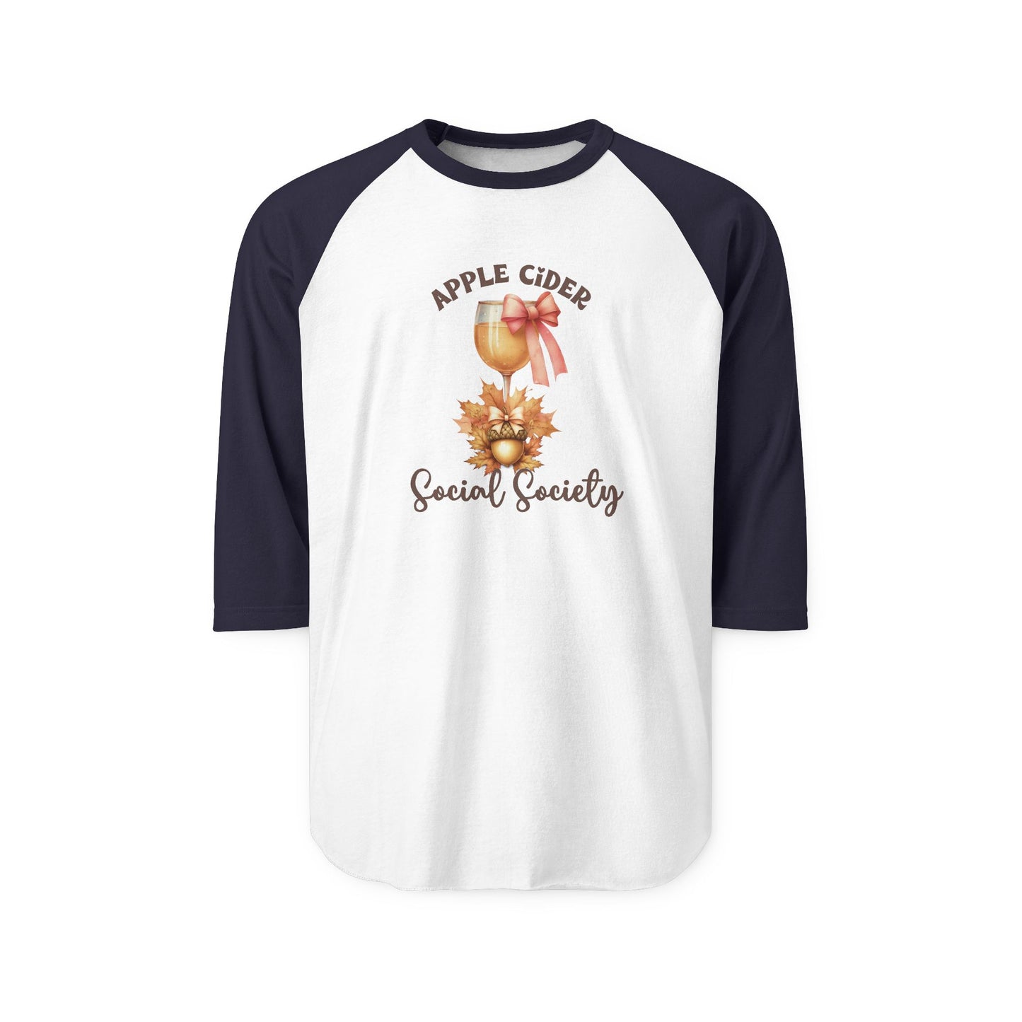 Apple Cider Social Society Baseball Tee