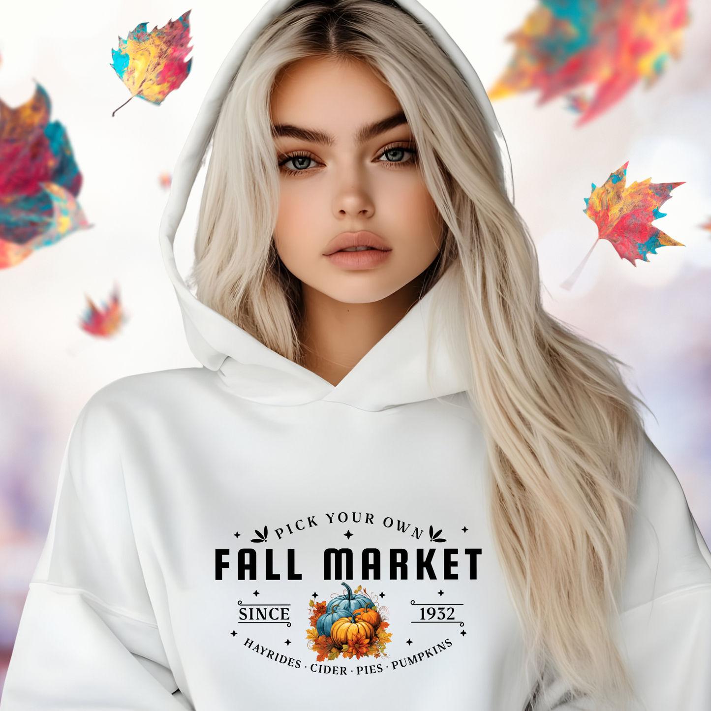 Fall Market Crop Hoodie