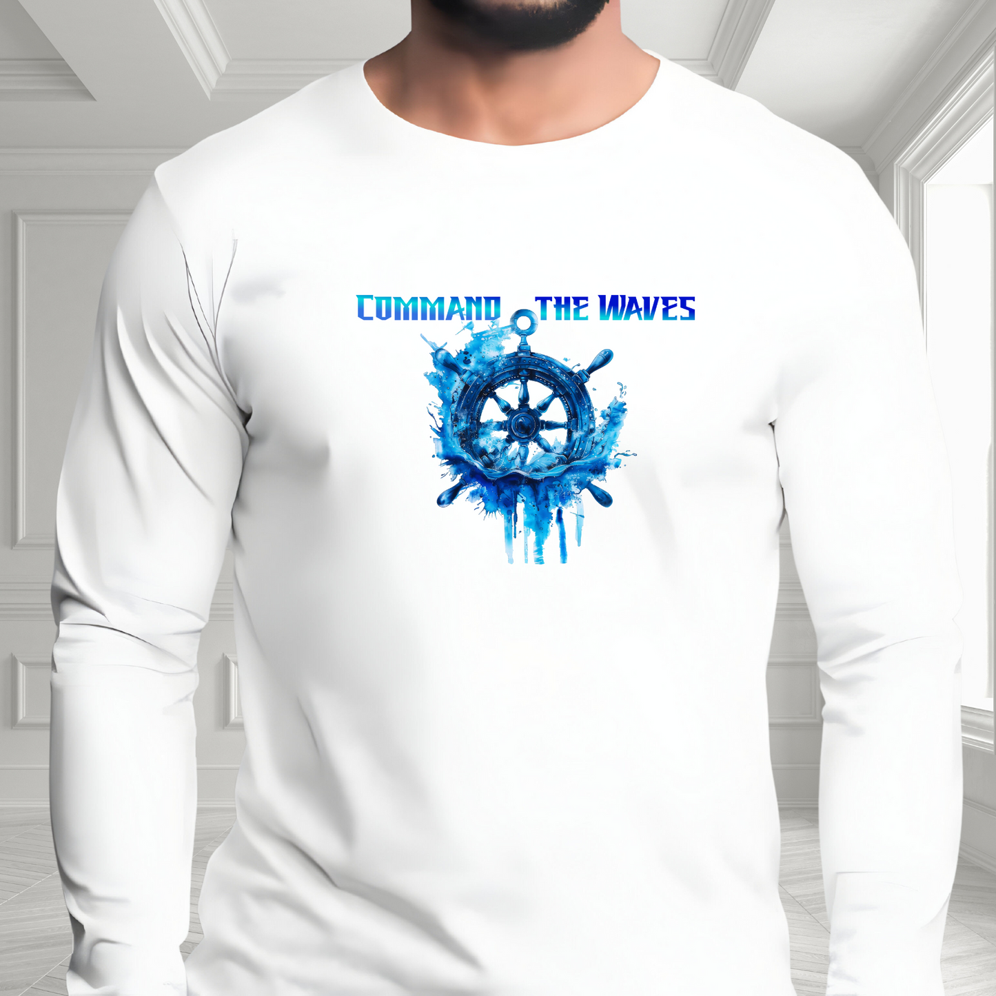 Command the Waves Long Sleeve Tee