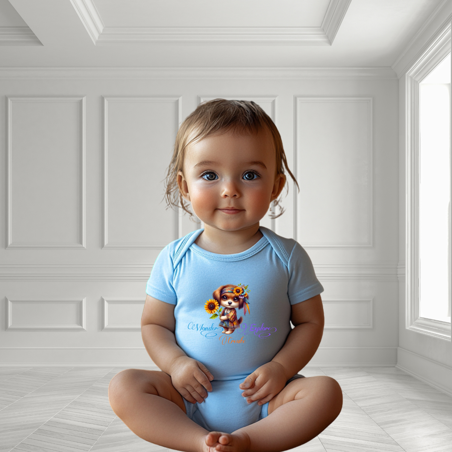 Wonder, Explore, Create Infant Short Sleeve Onesie
