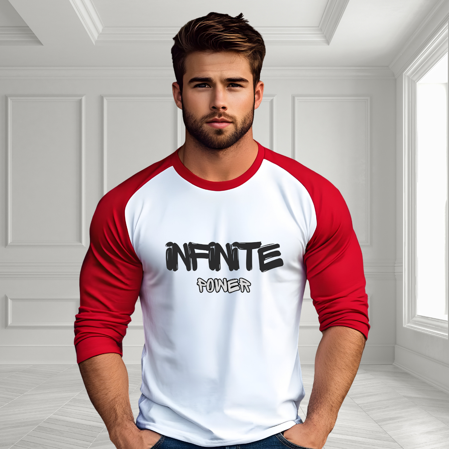 Infinite Power Baseball Tee