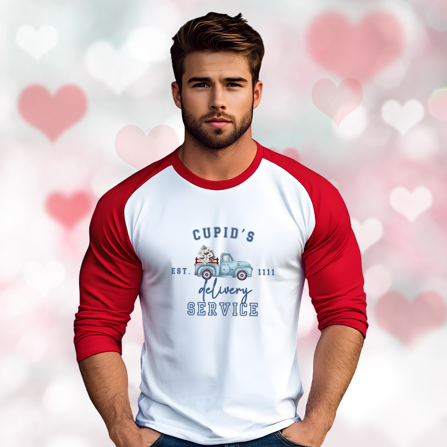 Cupid’s Delivery Service Baseball Tee