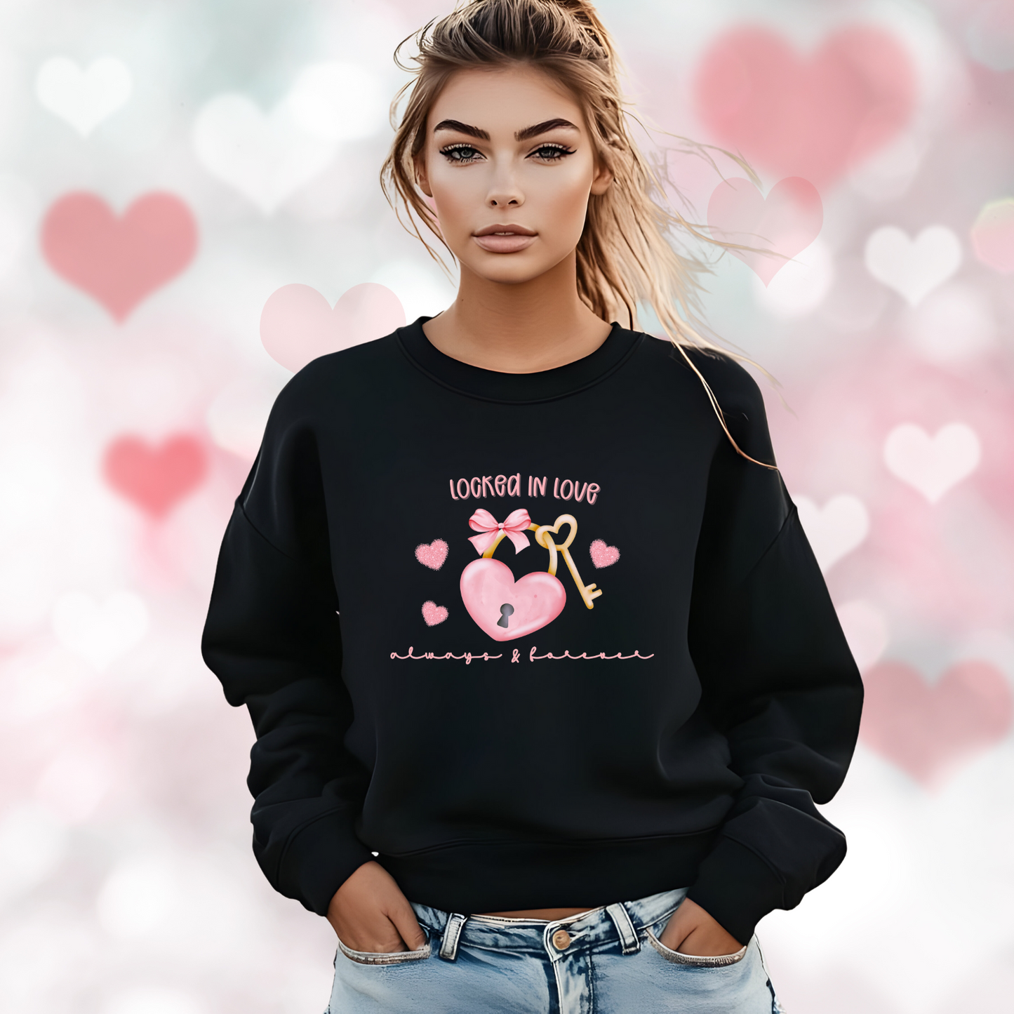 Locked In Love Crewneck Sweatshirt