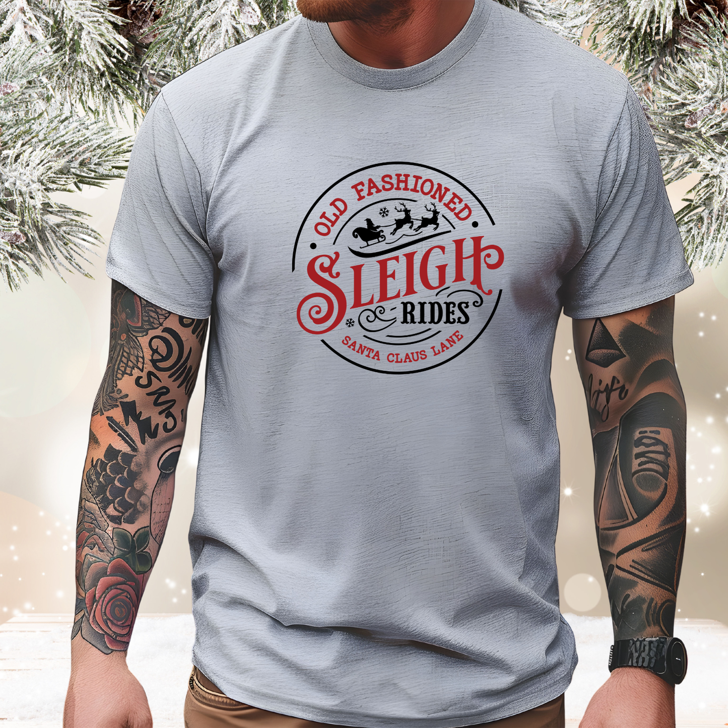Old Fashioned Sleigh Rides T‑Shirt