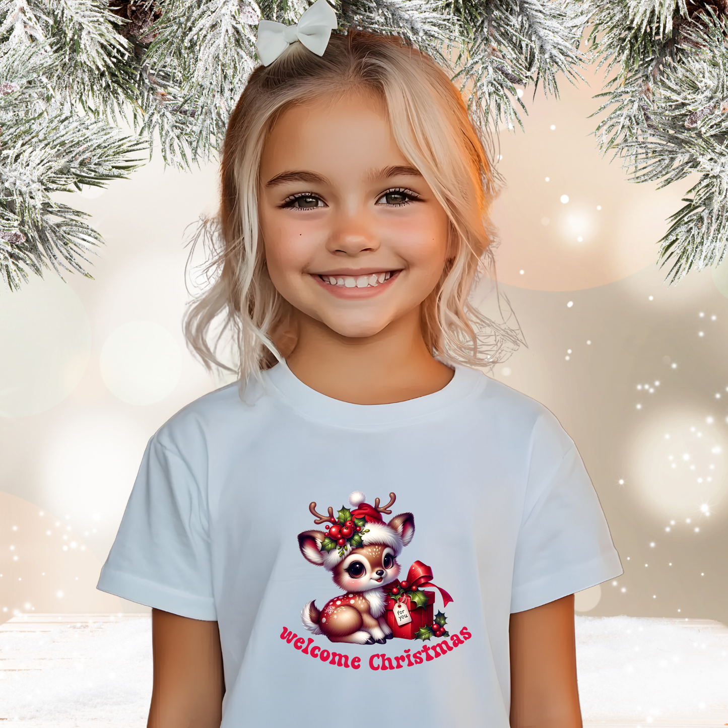 Welcome Christmas Kids T-Shirt