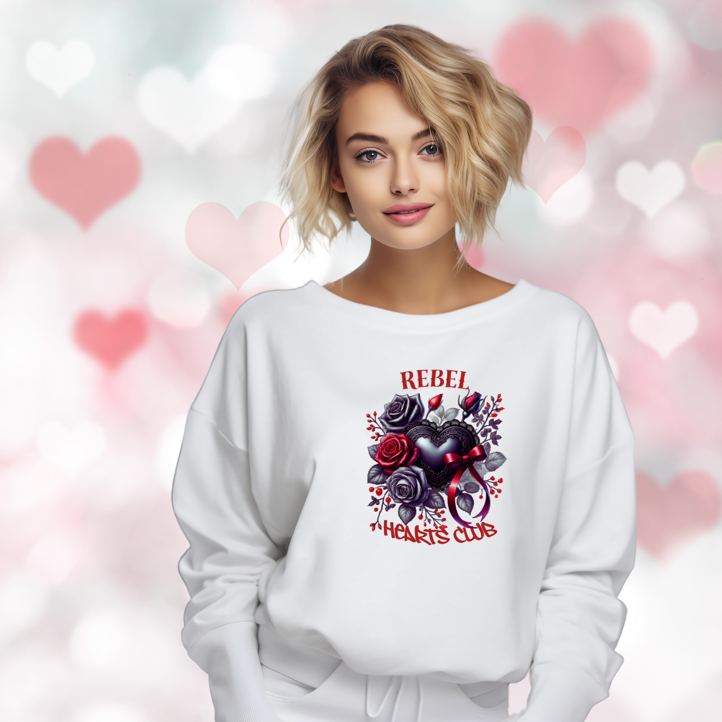 Rebel Hearts Club Crewneck Sweatshirt