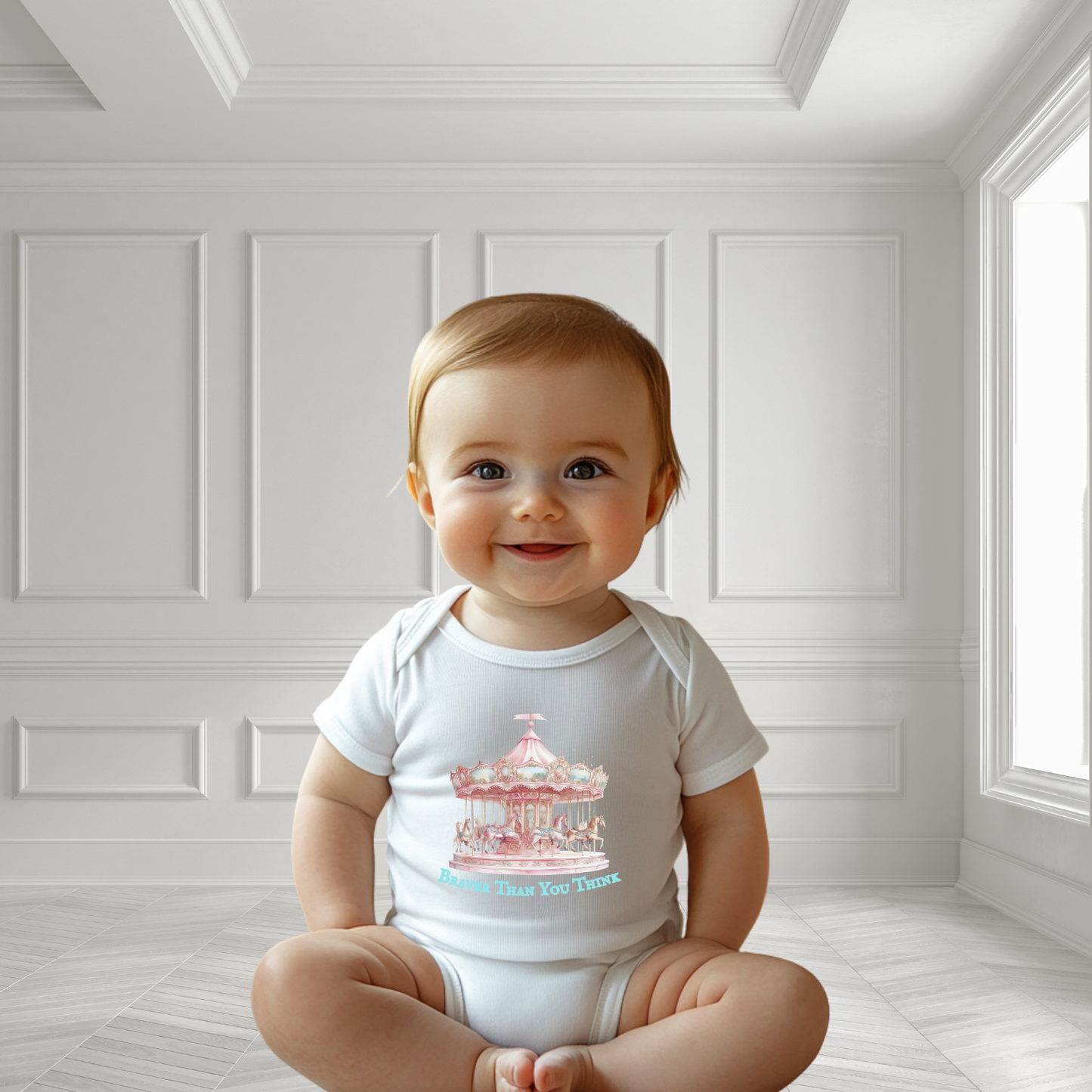 Braver Than You Think Infant Short Sleeve Onesie