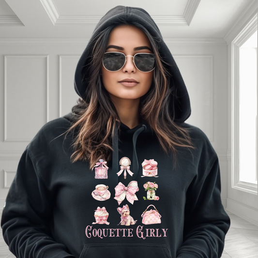 Coquette Girly Pullover Hoodie