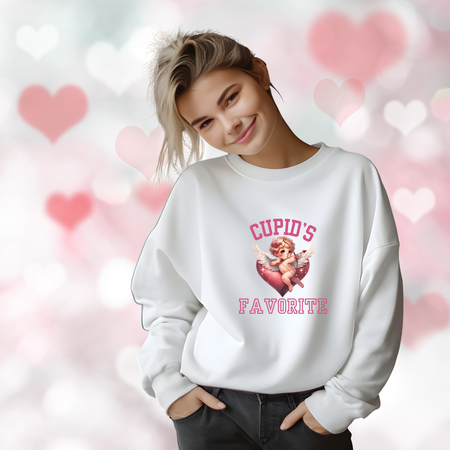 Cupid’s Favorite Crewneck Sweatshirt