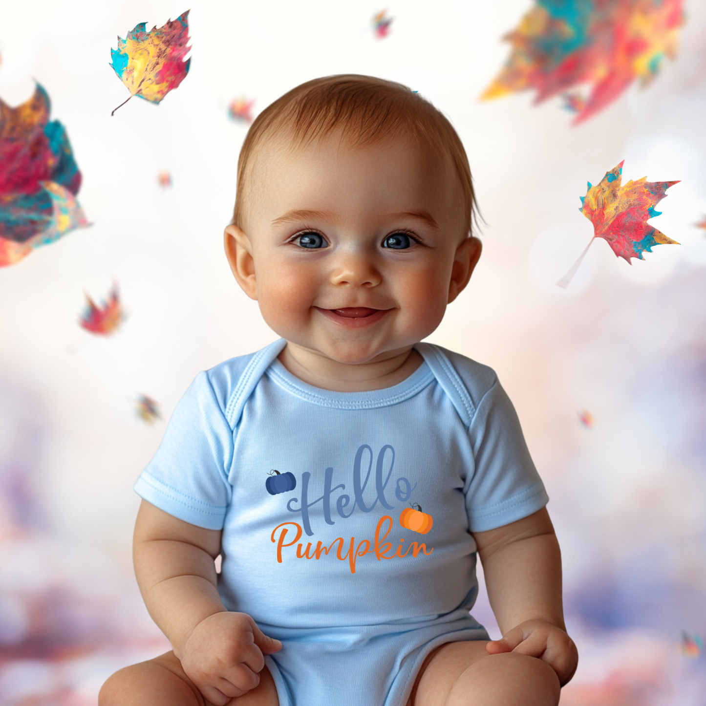 Hello Pumpkin Infant Short Sleeve Onesie