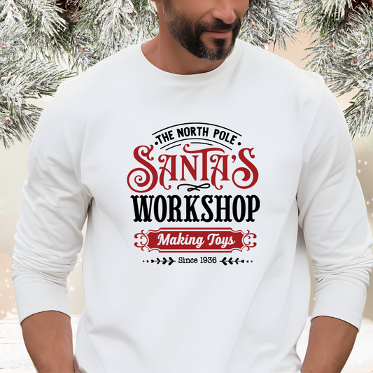 Santa’s Workshop Long Sleeve Tee