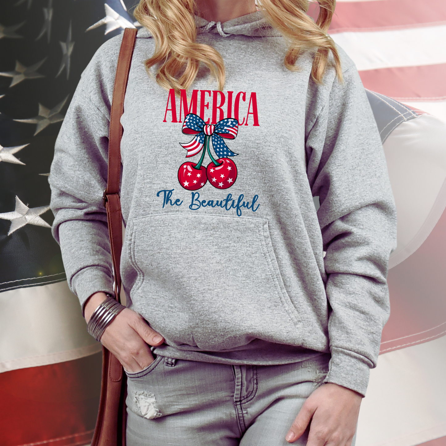 America The Beautiful Pullover Hoodie