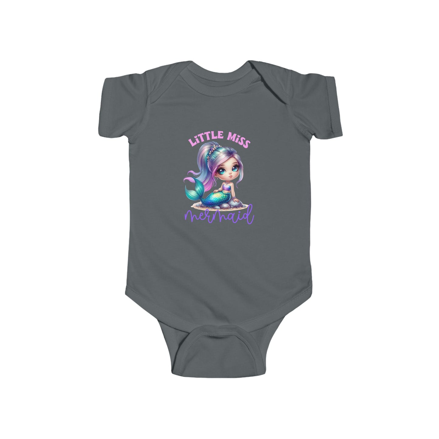 Little Miss Mermaid Infant Short Sleeve Onesie