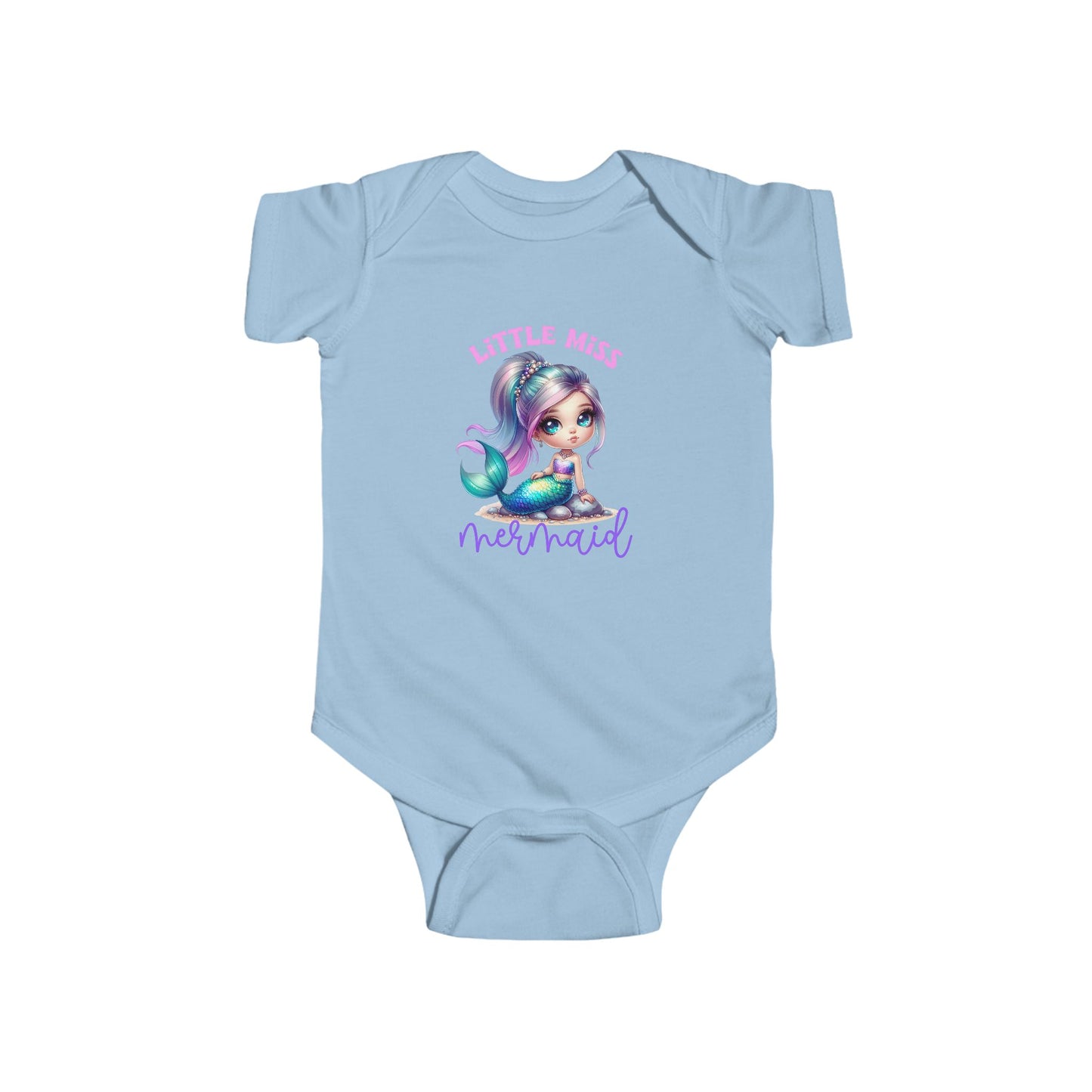 Little Miss Mermaid Infant Short Sleeve Onesie