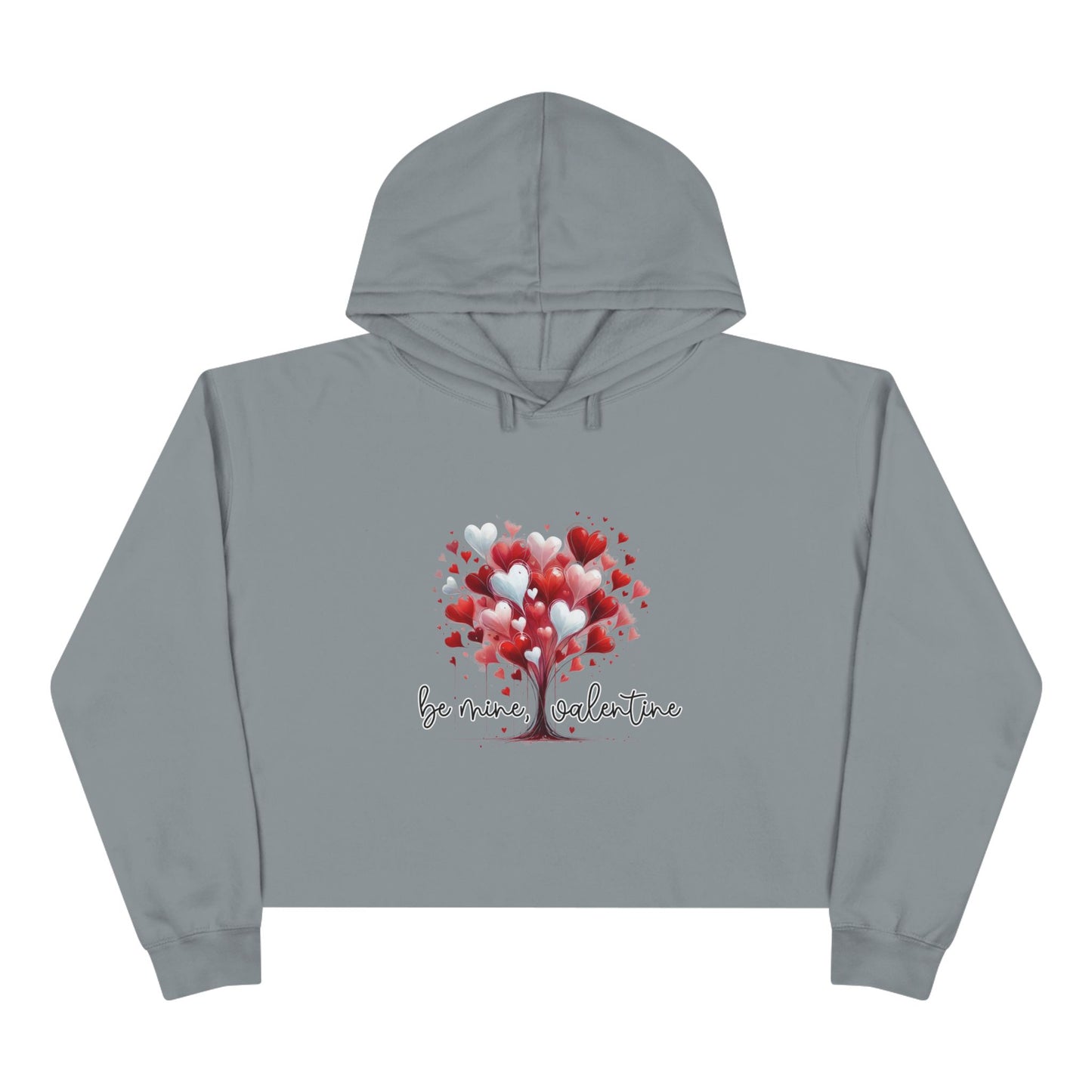 Be Mine, Valentine Crop Hoodie