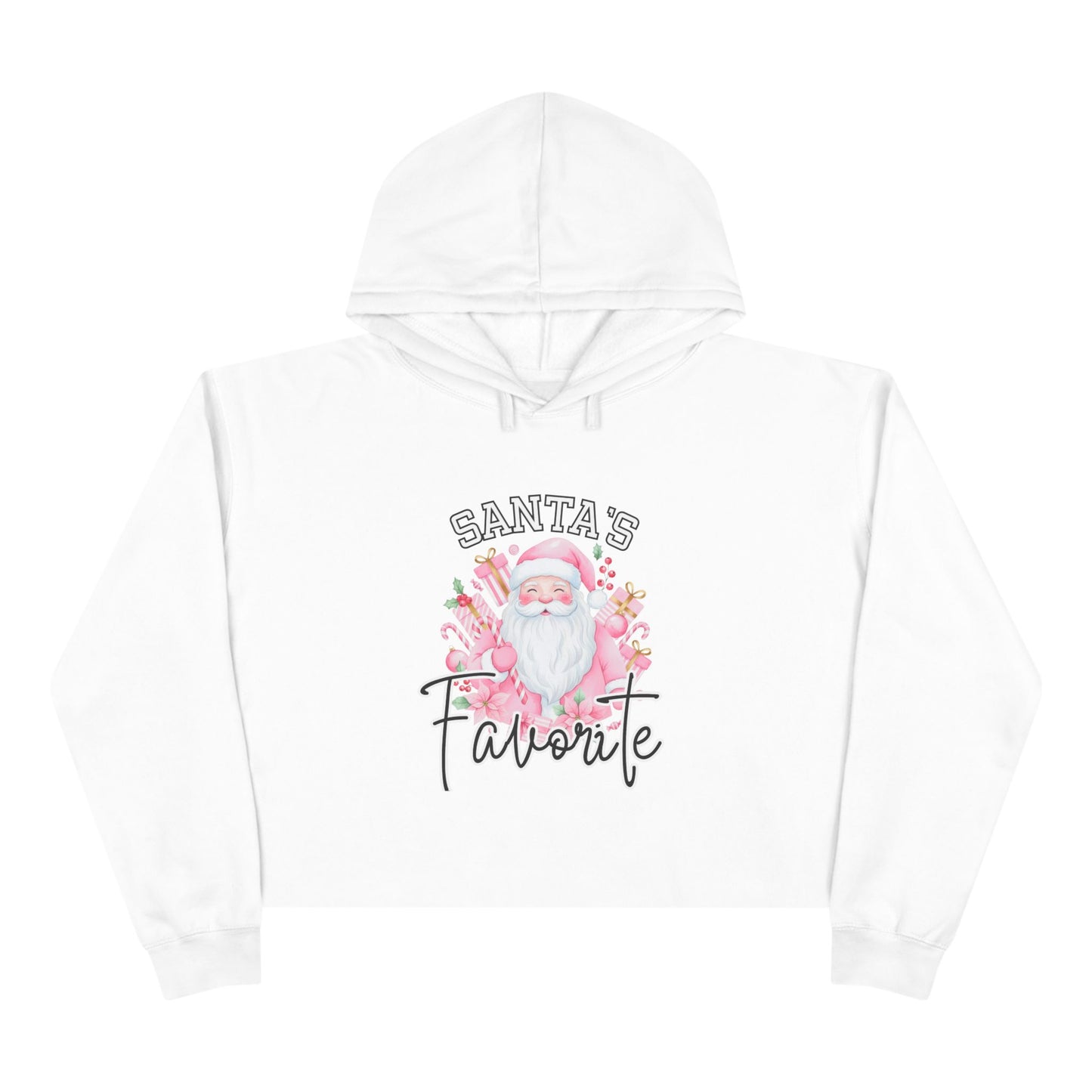 Santa’s Favorite Crop Hoodie