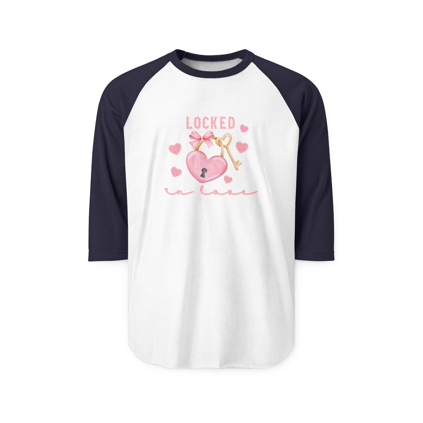 Locked in Love Baseball Tee