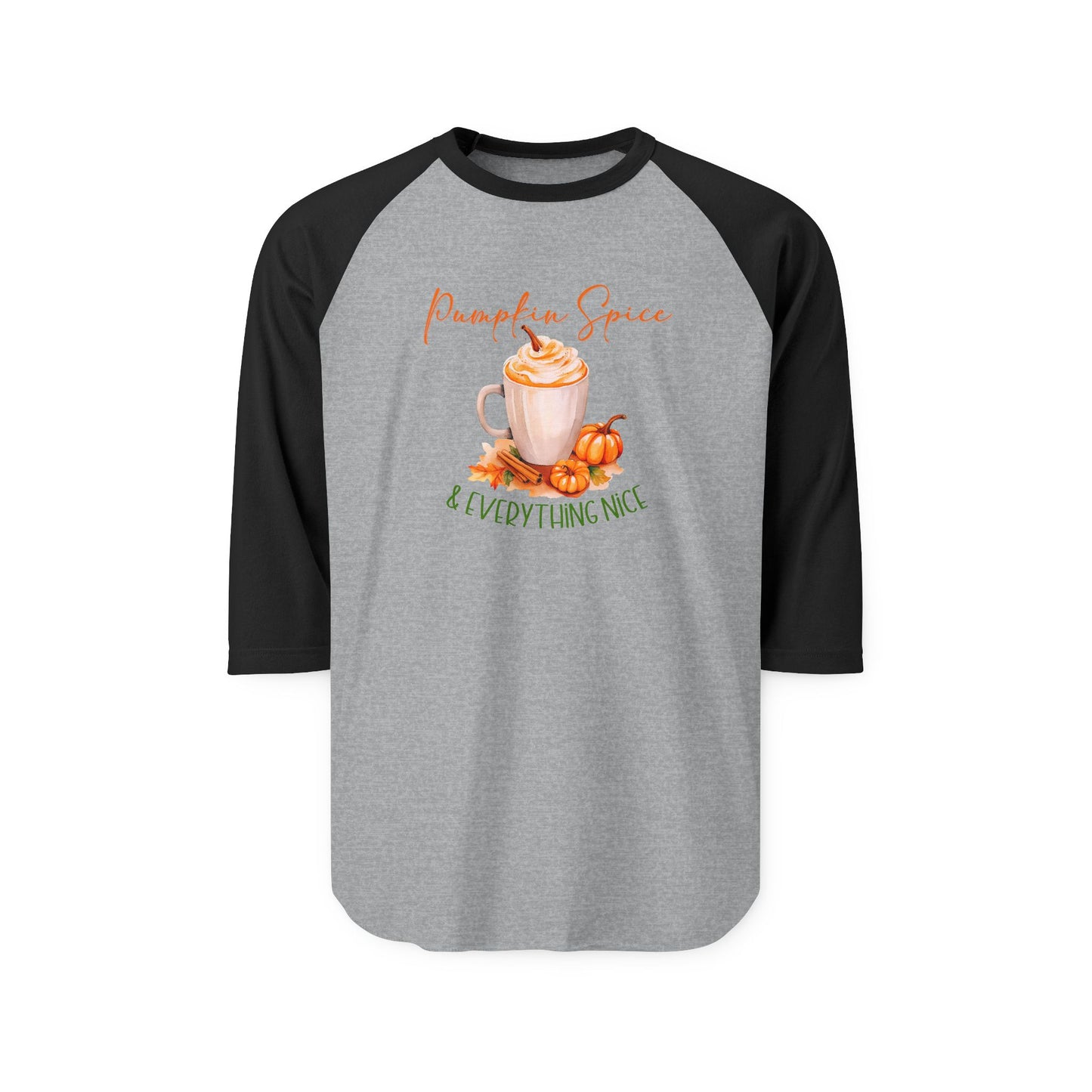 Pumpkin Spice & Everything Nice Baseball Tee