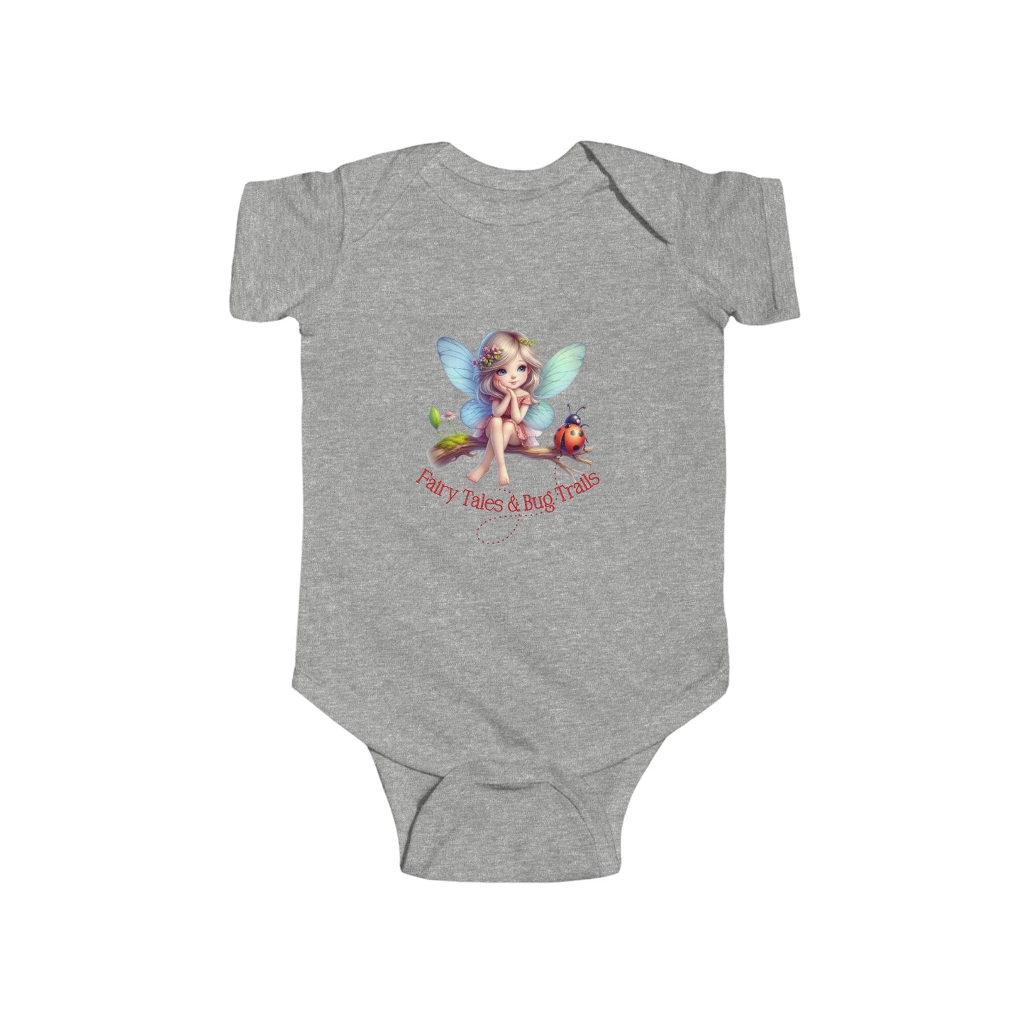 Fairy Tales & Bug Trails Infant Short Sleeve Onesie
