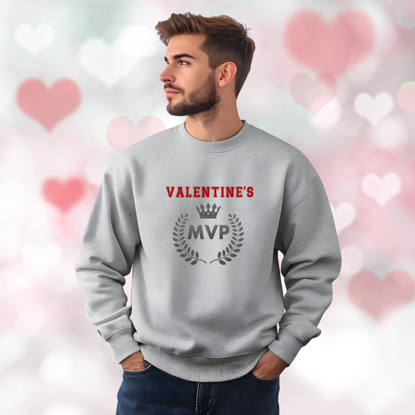 Valentine's MVP Crewneck Sweatshirt