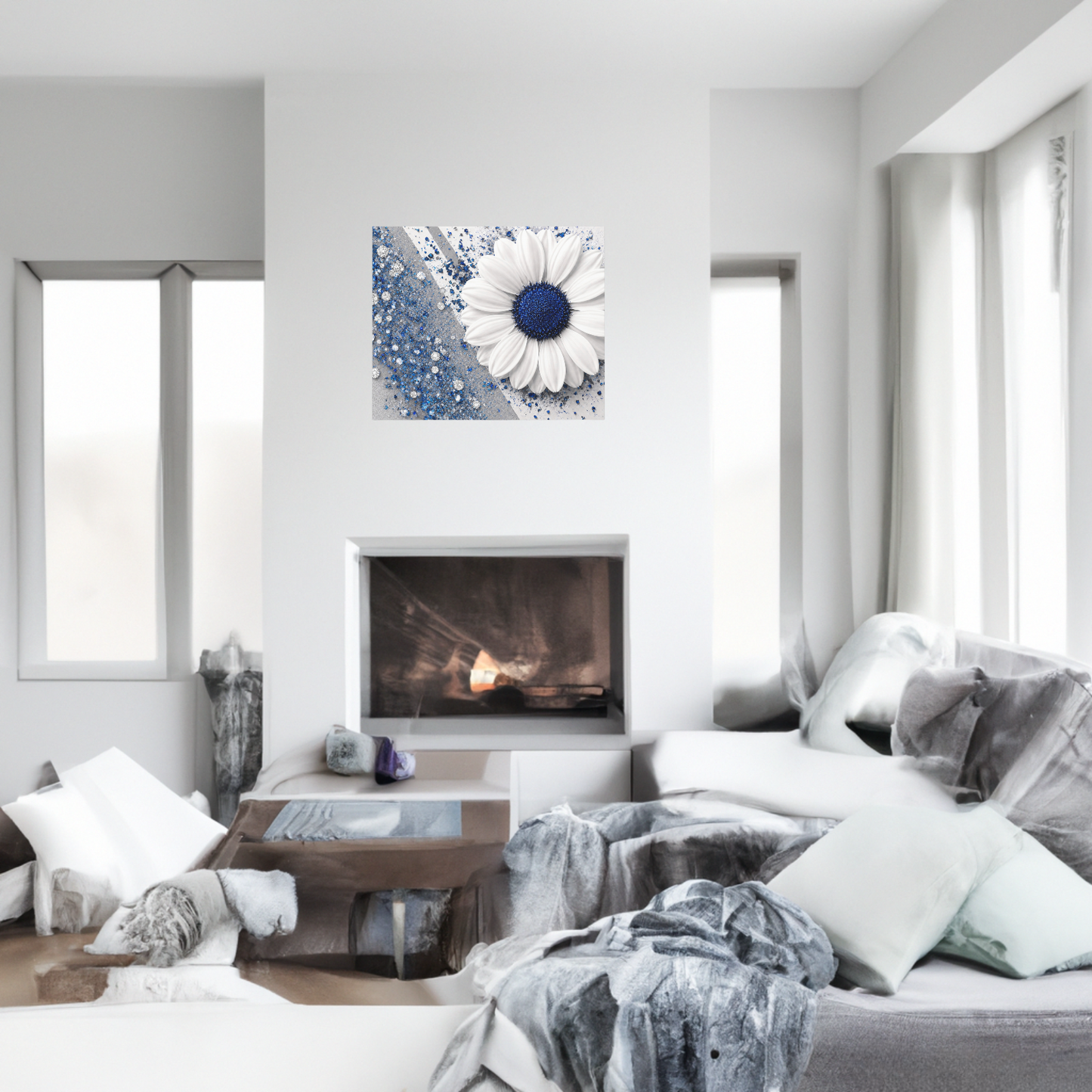 Blue Serenity Canvas Wall Art