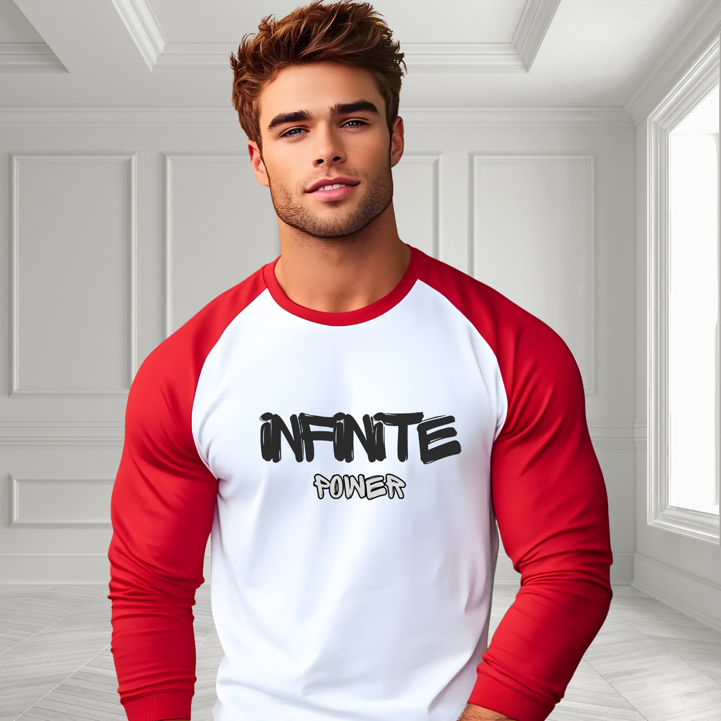 Infinite Power Baseball Tee