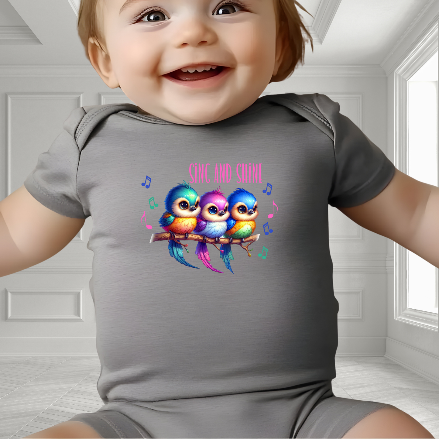 Sing & Shine Infant Short Sleeve Onesie