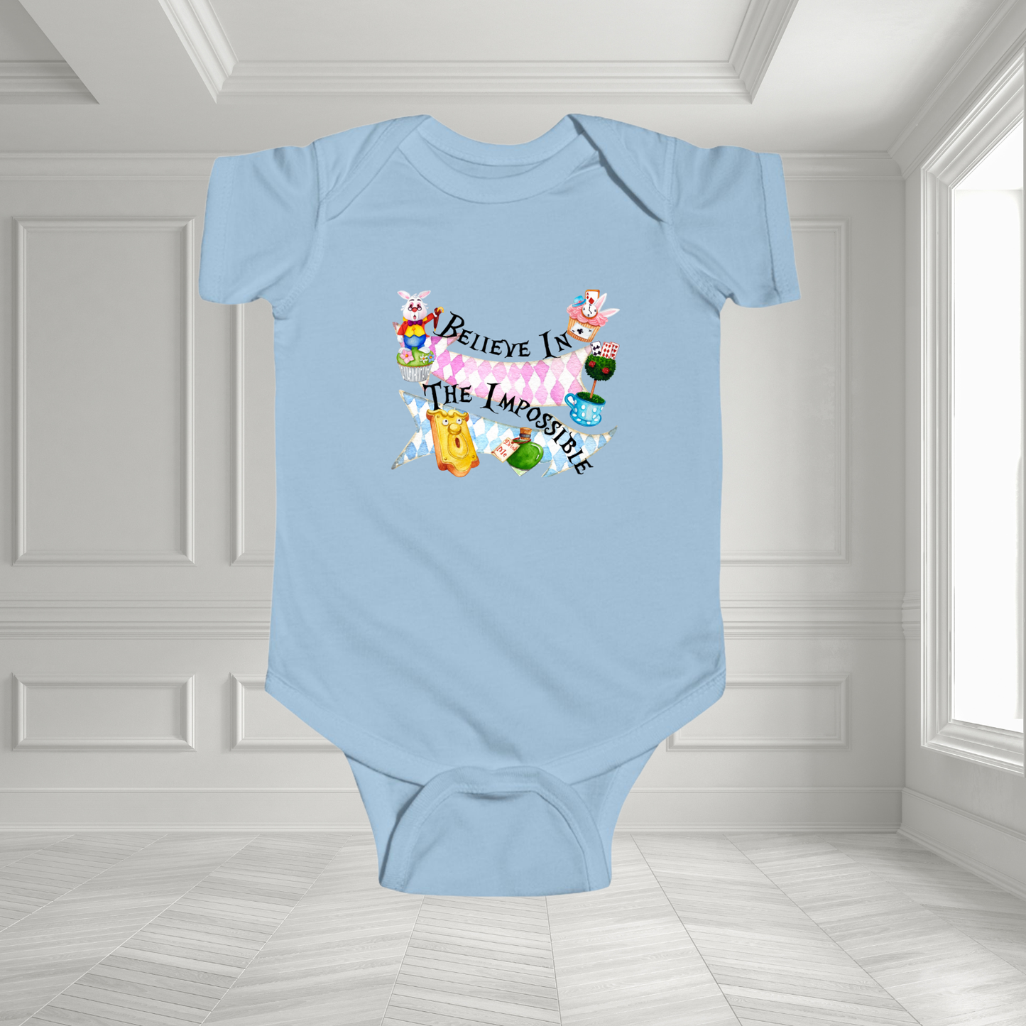 Believe In The Impossible Infant Short Sleeve Onesie