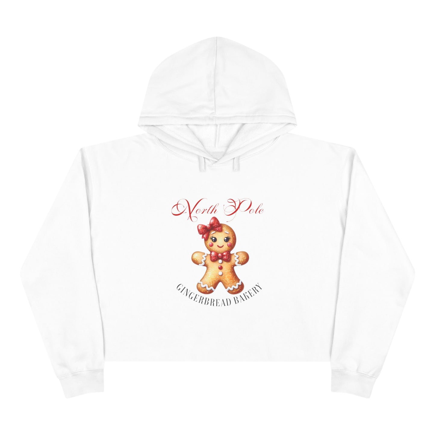 Gingerbread Bakery Crop Hoodie