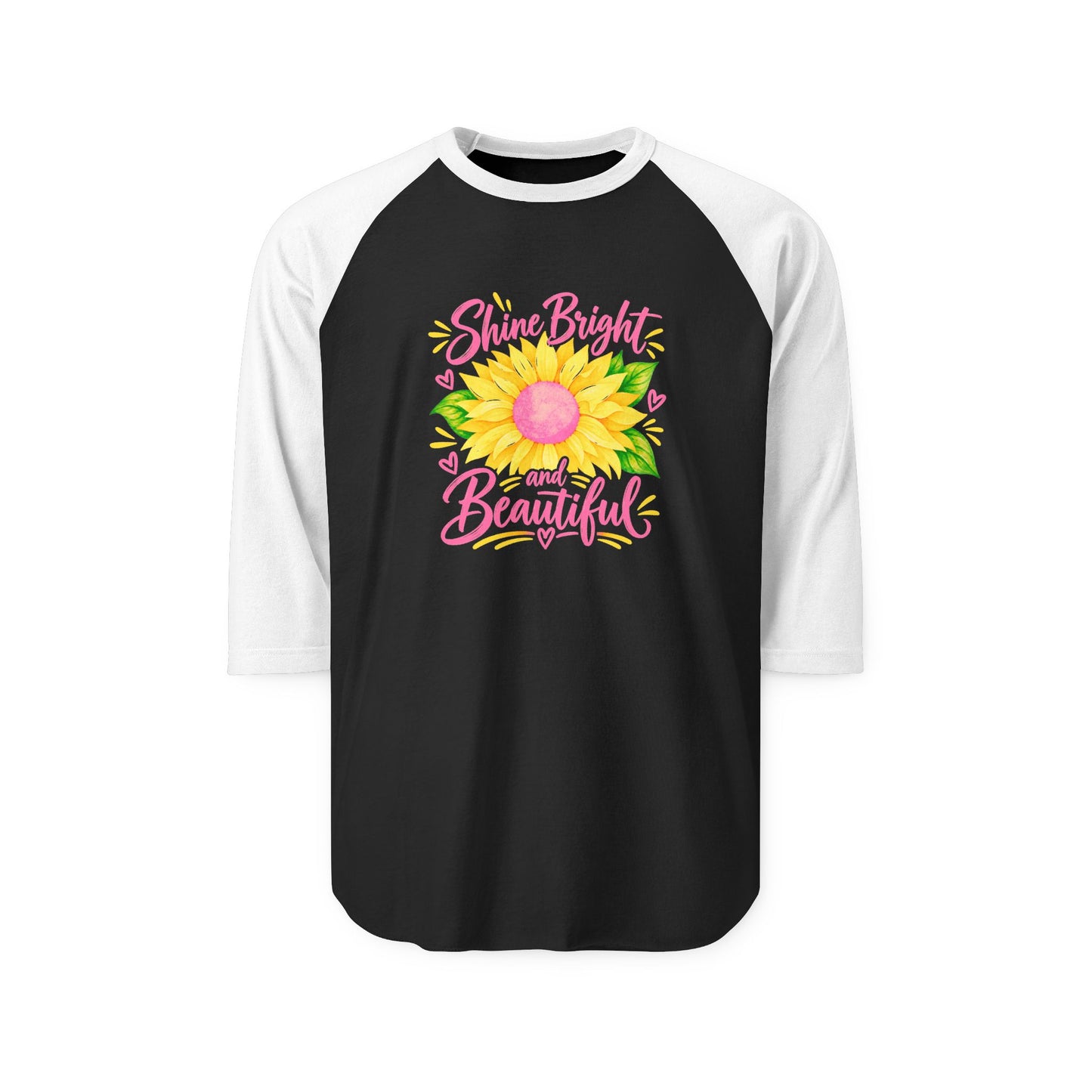 Shine Bright And Beautiful Baseball Tee