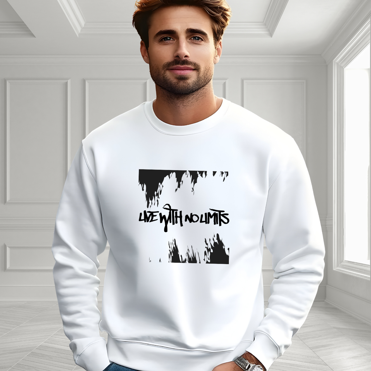 Live With No Limits Crewneck Sweatshirt