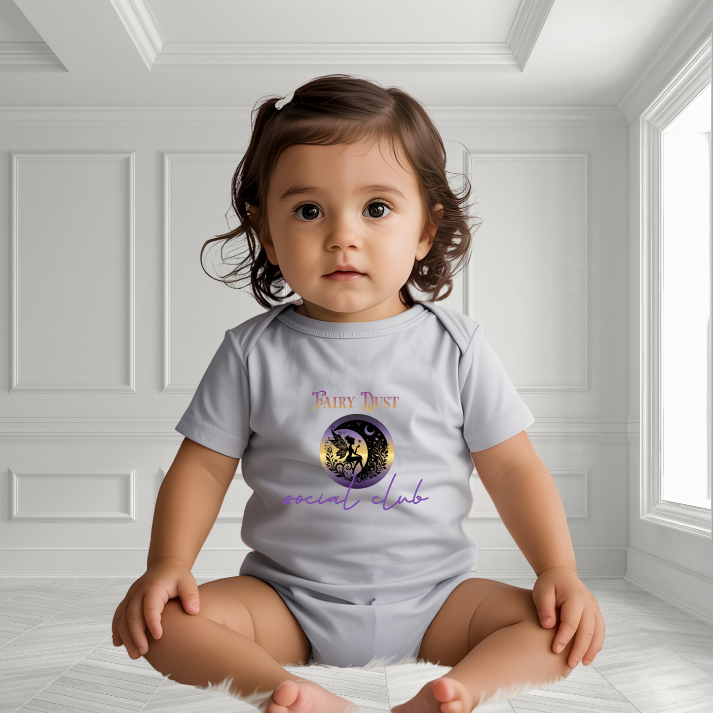 Fairy Dust Social Club Infant Short Sleeve Onesie