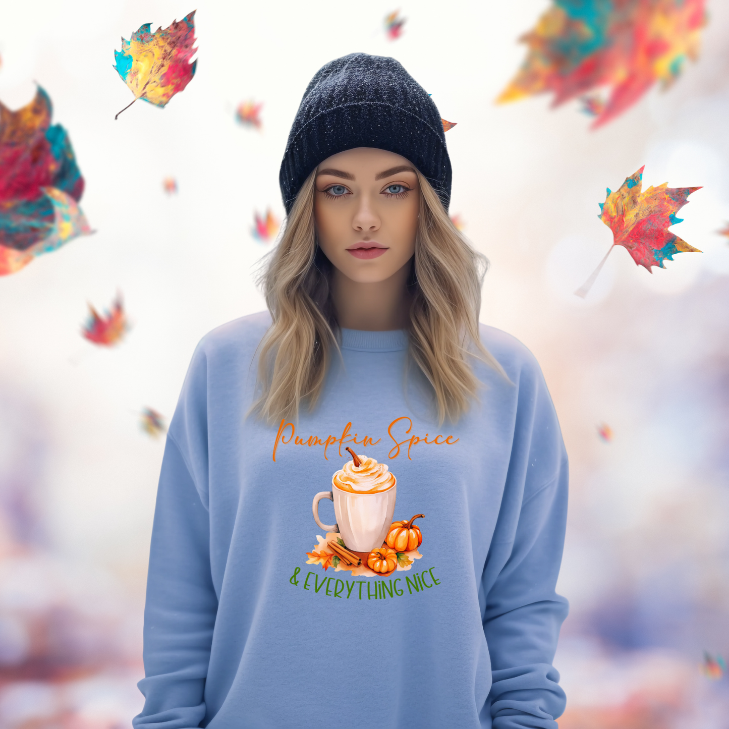 Pumpkin Spice & Everything Nice Crewneck Sweatshirt