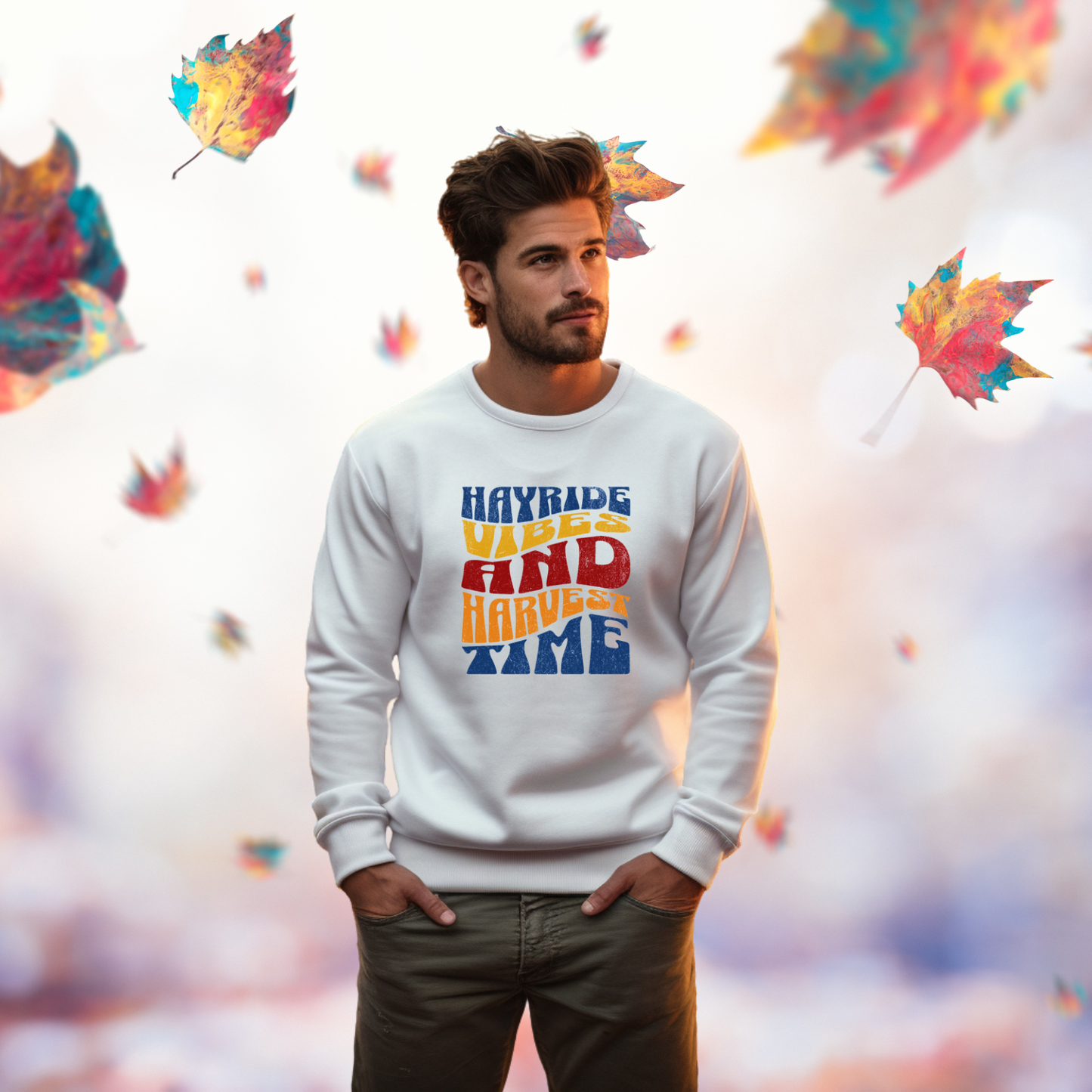 Hayride Vibes Crewneck Sweatshirt