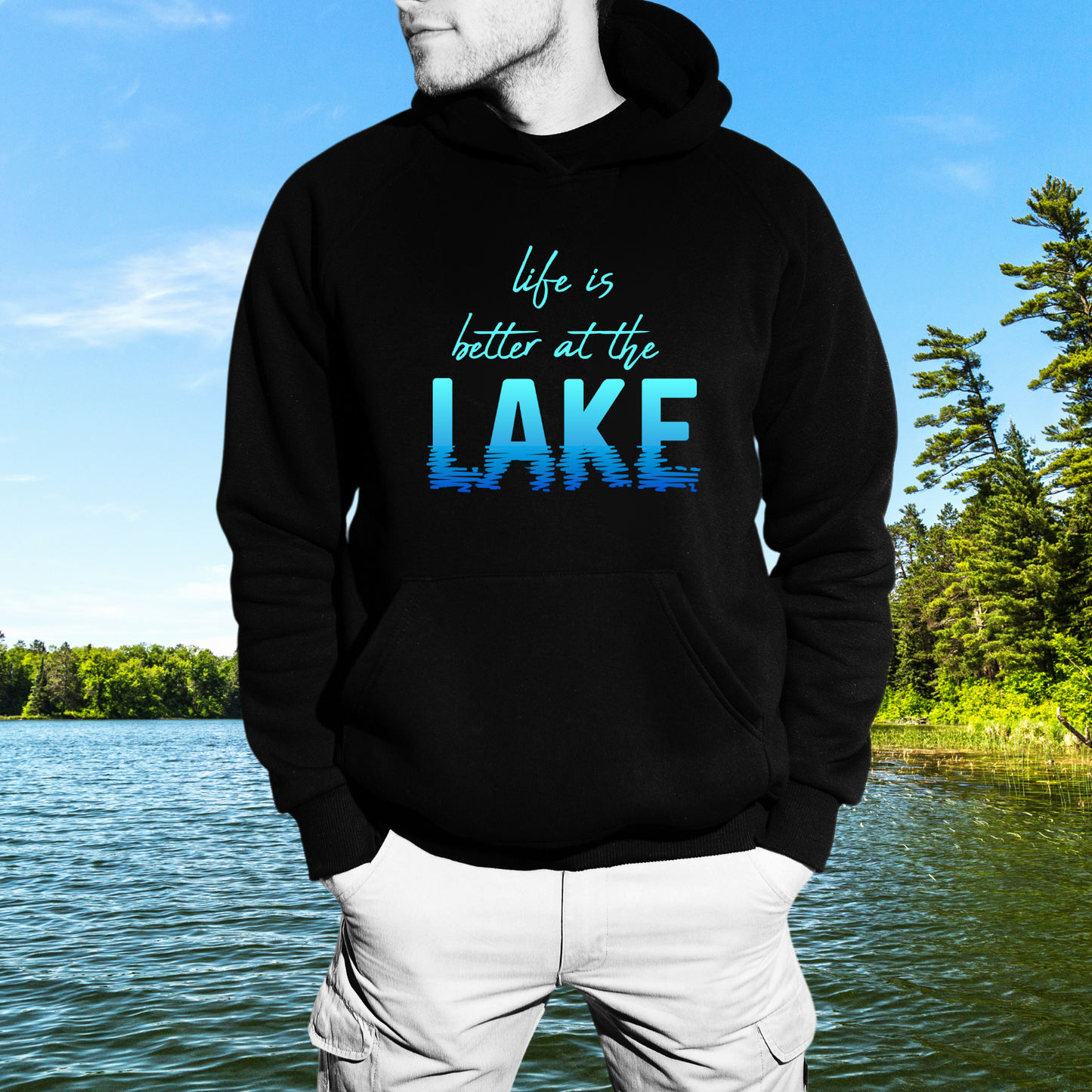 Life Is Better at the Lake Pullover Hoodie