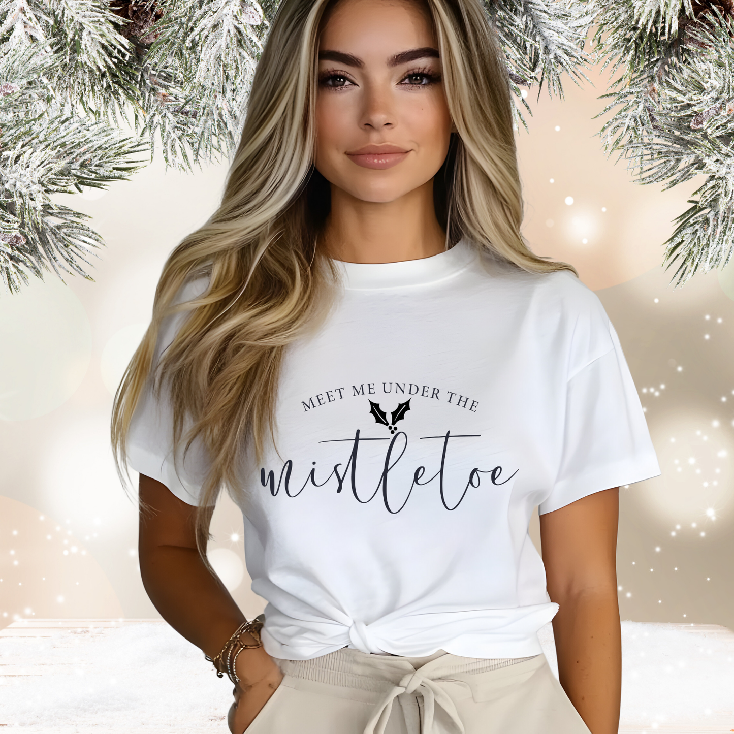 Meet Me Under The Mistletoe T-Shirt