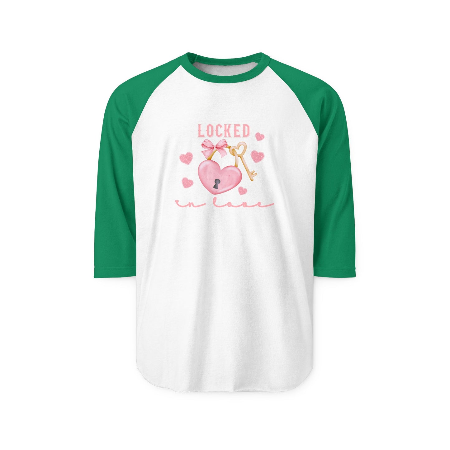 Locked in Love Baseball Tee