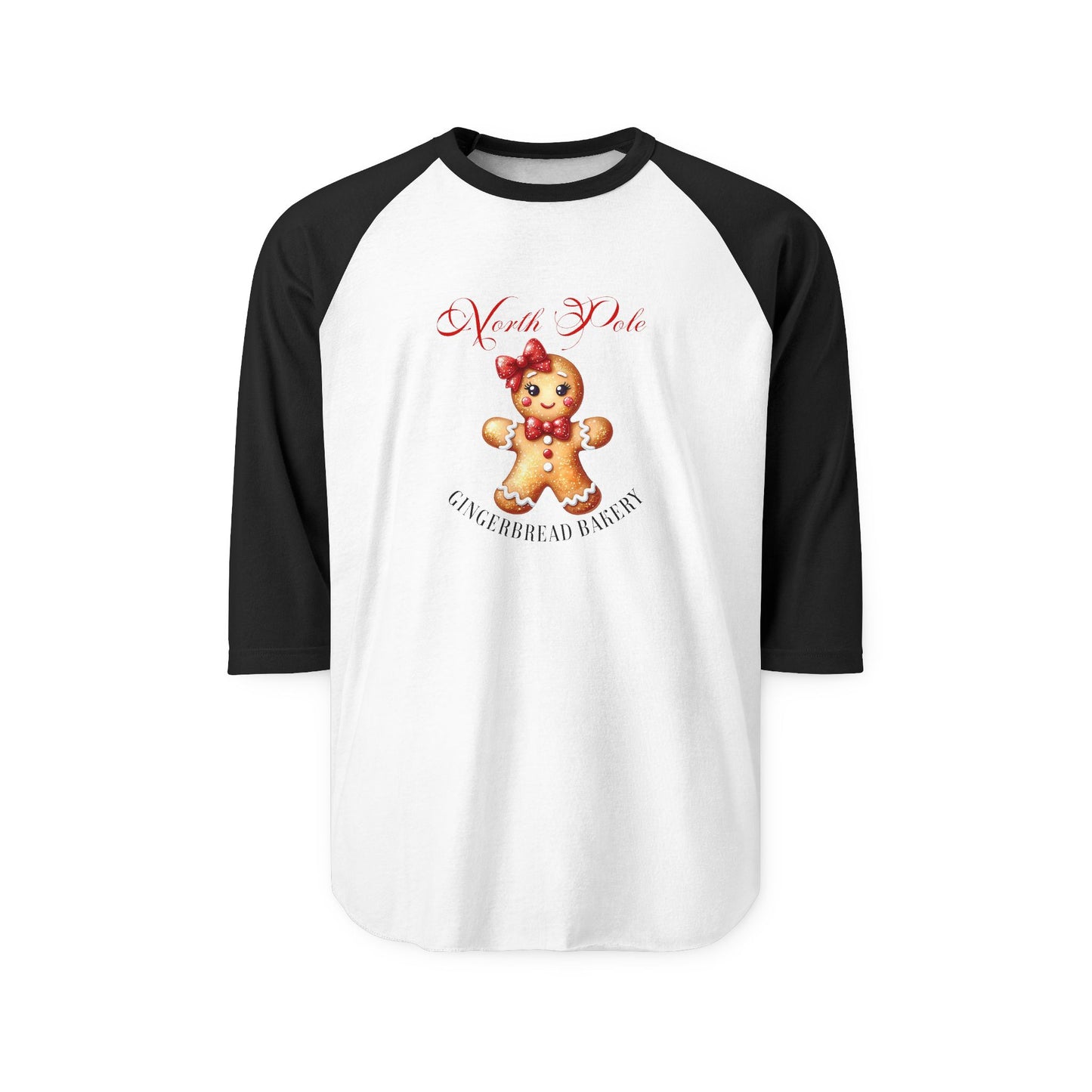 Gingerbread Bakery Baseball Tee