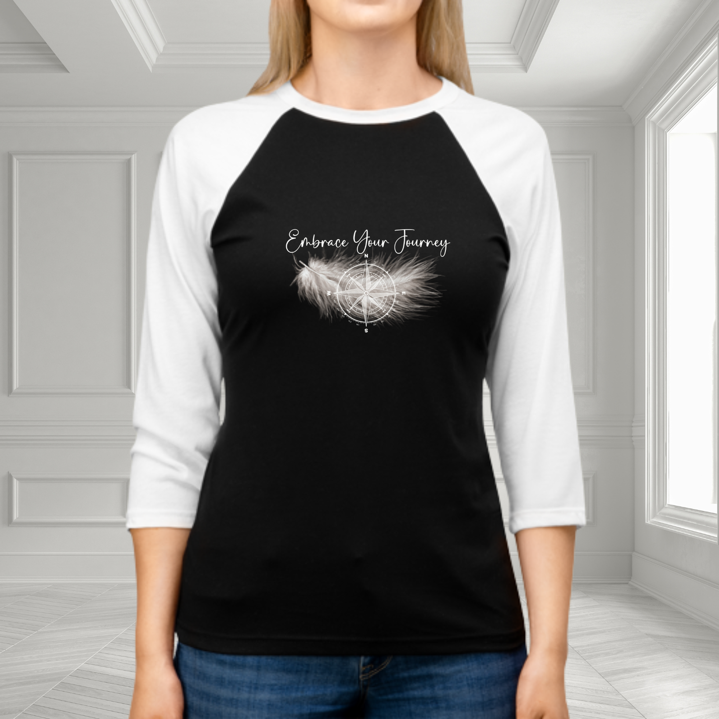 Embrace Your Journey Baseball Tee